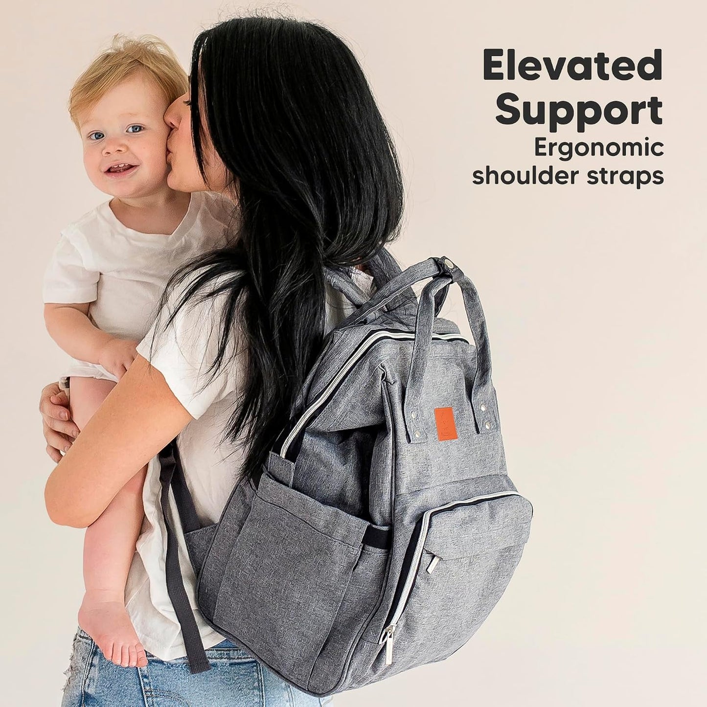 Modern Hands-Free Travel Diaper Backpack