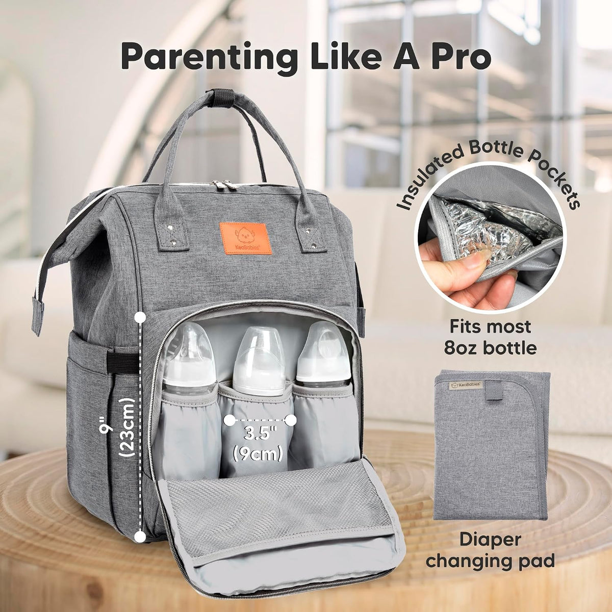 Premium Waterproof Unisex Diaper Backpack